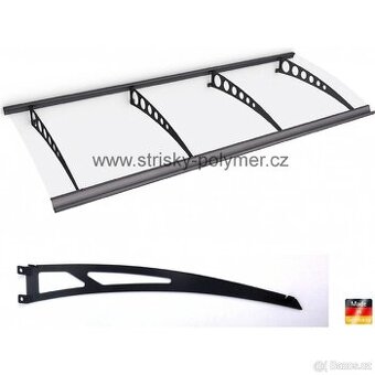 Vchodová stříška 2000x900mm - antracit