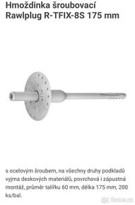 Fasádní hmoždinka 175mm 170ks