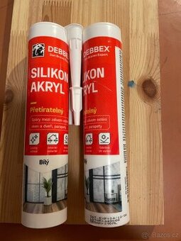 Silikon akryl a podlahářský tmel