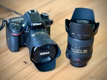 Nikon D7200 s příslušenstvím + 2 objektivy (TOP stav)