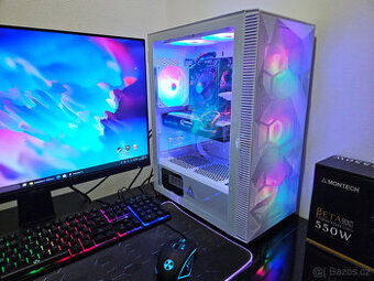🔥 Herní PC i5 | RX 580 | 16GB RAM | 1TB SSD | 6xRGB | WiFi