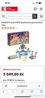 Lego friends gymnastika