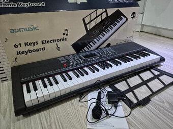 Největší nové led piano/klávesy/keyboard+USB+MP3,61 kláves