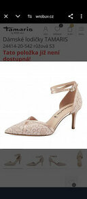 TAMARIS lodičky velikost 36 na ples, svatbu boty