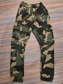 Maskáčové baggy kalhoty All for kids