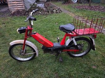 Babetta 207 s kartičkou, červená, původní, úzká řídítka 5.