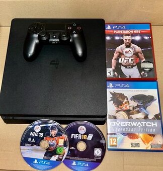 Sony ps4 slim , 4x hra
