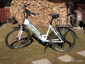 Pěkné městské elektrokolo Crussis e-City 1.13