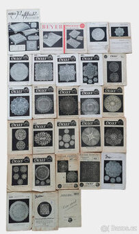 Sbírka retro vzorníků na háčkování –  28 ks