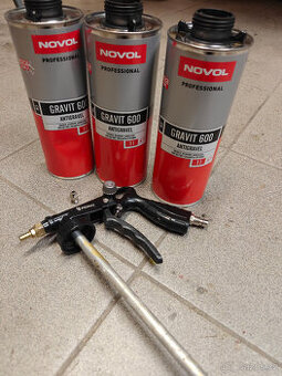 NOVOL GRAVIT 600 - PŘÍPRAVEK NA OCHRANU KAROSERIE 3 kg ČERNÁ