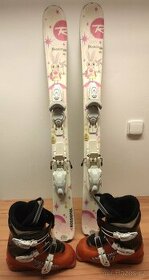 Dětské lyže Rossignol 104cm s vázáním s lyžáky - 1