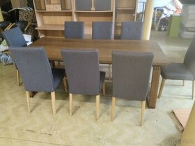 Masiv Stůl a 8 Židli