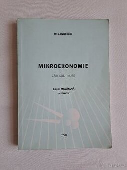Mikroekonomie základní kurs Macáková