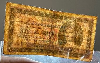 100 korun 1945