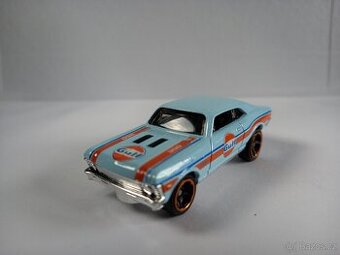 HOT WHEELS - ´68 CHEVY NOVA -GULF - POZRI DETAILNÉ FOTO