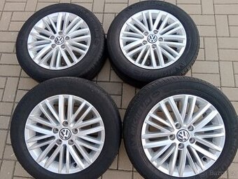 alu kola 5x112 r16 VW a letní pneu 205/55/16