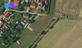 Prodej stavebního pozemku, 881 m², Láz, okres Třebíč - 1