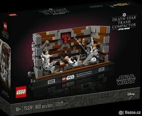 LEGO 75339 Drtič odpadků Hvězdy smrti – diorama