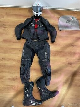 Dvoudílná kombinéza Ractech Evo 4 Black (L/XL)