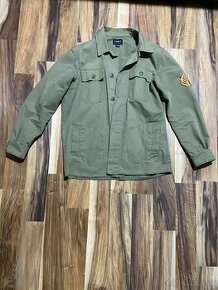 Khaki jacket košilová bunda - 1