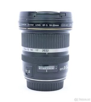 Objektiv Canon EF-S 10-22mm f/3.5 - 4.5 USM Zoom černý