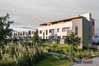 Prodej novostavby bytu 2+kk, 56,1 m2 + 30 m2 předzahrádka, P