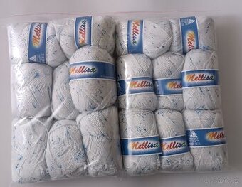 Pletací příze / vlna – MELLISA – 16 klubíček – NOVÁ
