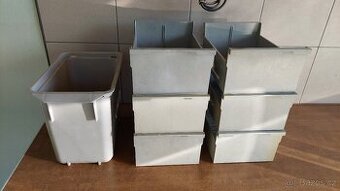 Plastové boxy-krabičky - stohovatelné