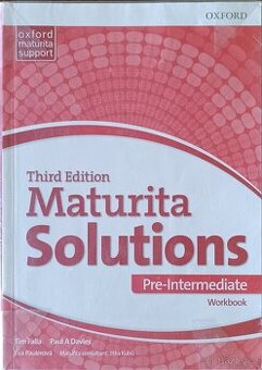 Maturita Solutions Pre-Intermediate Workbook 3rd