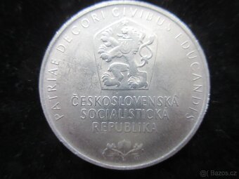 Stříbrná mince 25 KČ z roku 1968