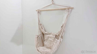 Béžové závěsné zahradní křeslo Tobago Garden Pleasure