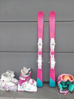 Dívčí lyže ELAN LIL STYLE, 120 cm + lyžáky + přilba + brýle
