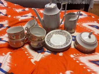 Porcelánová kávová sada Pirkenhammer, Czechoslovakia – 60. l