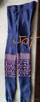 Zimní bunda chlapecká 128/134 + pláštěnka+punčochy