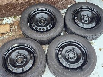 Zimní Barum+BFGoodrich 195/65/15 + disky