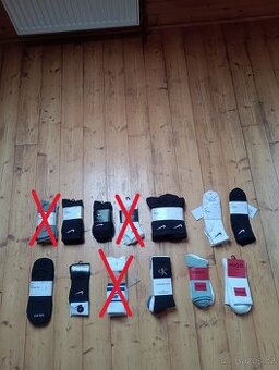 Ponožky Nike, Calvin Klein a Hugo