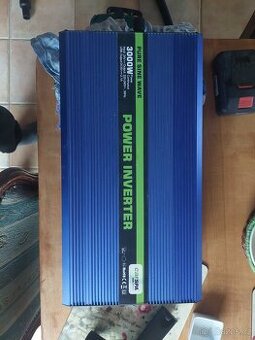 měnič napětí z 24V DC na 230V AC 3000W sinus