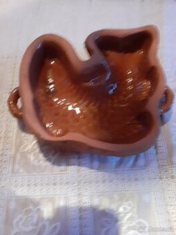 Starožitné kamenina kapřik, bábovky 20 století - 1