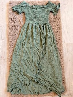 Dámské letní šaty s rozparkem