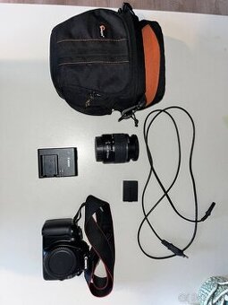 Canon EOS 1100D + 18-55mm IS II + brašna Lowepro