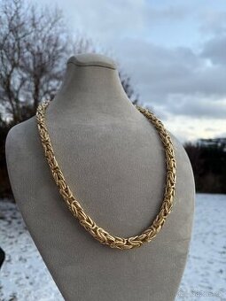 Zlatý řetěz KRÁLOVSKÁ VAZBA 62.2g 70cm 9mm - NOVÝ NENOŠENÝ