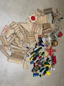 Dřevěné koleje a vláčky - 1