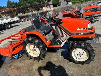 Malotraktor Kubota Aste A14 s rotavatorem