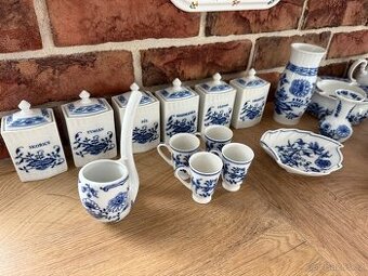 Cibulákový porcelán – krásný stav, možno celek i jed