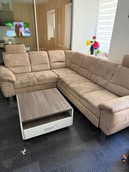 Rohová sedací souprava rozkládací