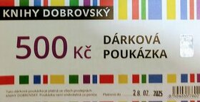 Dárkové poukazy do knih Dobrovský
