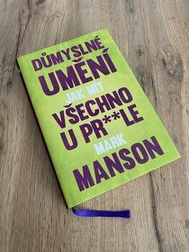 Mark Manson - knihy o prdeli /cena za obě knihy/