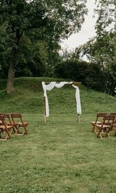Svatební slavobrána dřevěná - prodej - 1