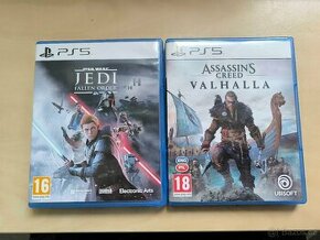 PS5 hry - Assasins Creed Valhalla + SW Jedi Fallen Order - 1
