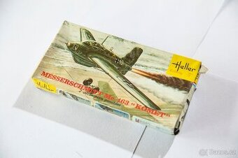 model letadla Messerschmitt ME 163 "Komet" 1/72 od Helleru